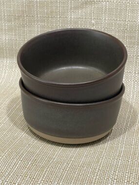 Hearth & Hand Magnolia Mini Bowl Set of Two - Brown & Natural Base